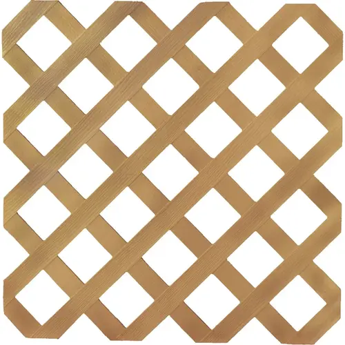 4 Ft. W x 8 Ft. L x 1/8 In. Thick Cedar Colored Vinyl Lattice Panel 4 Ft. W x 8 Ft. L x 1/8 In. Thick Cedar Colored Vinyl Lattice Panel