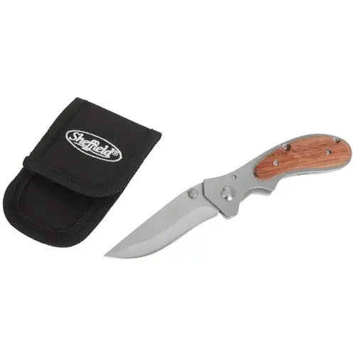Boreal Locking 3 In. Folding Knife Brown
