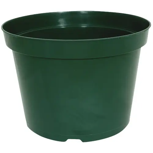 3-1/2 In. H x 4 In. Dia. Green Poly Flower Pot