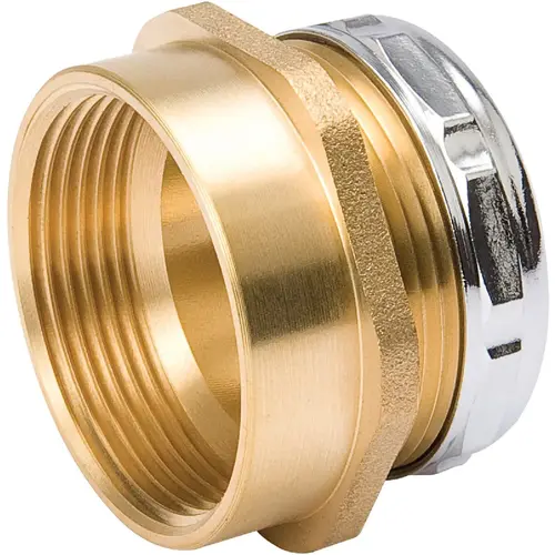 1-1/4 In. SLIP x 1-1/2 In. FIP Brass Trap Adapter