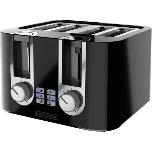 4-Slice Black Toaster 4-Slice Black Toaster