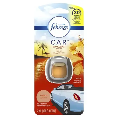 Febreze Hawaiian Aloha Car Air Freshener, 0.06 Fluid Ounce Febreze Hawaiian Aloha Car Air Freshener, 0.06 Fluid Ounce
