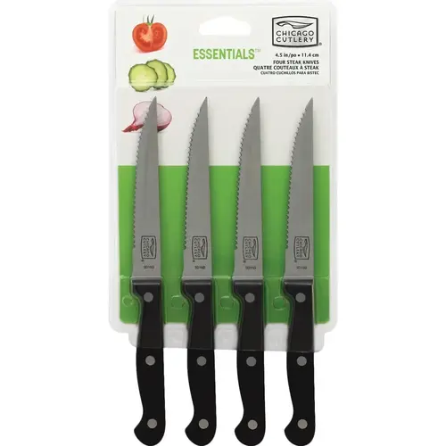 Essentials Steak Knife Set (4-Piece)