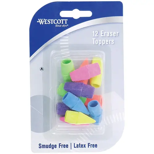 Cap Pencil Eraser - pack of 12 Cap Pencil Eraser - pack of 12