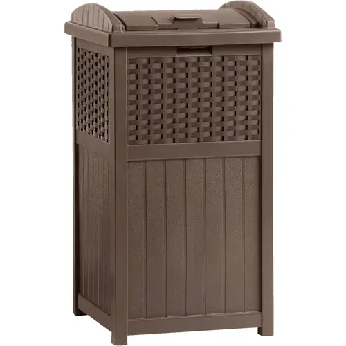 30 to 33 Gal. Brown Trash Can with Lid 30 to 33 Gal. Brown Trash Can with Lid