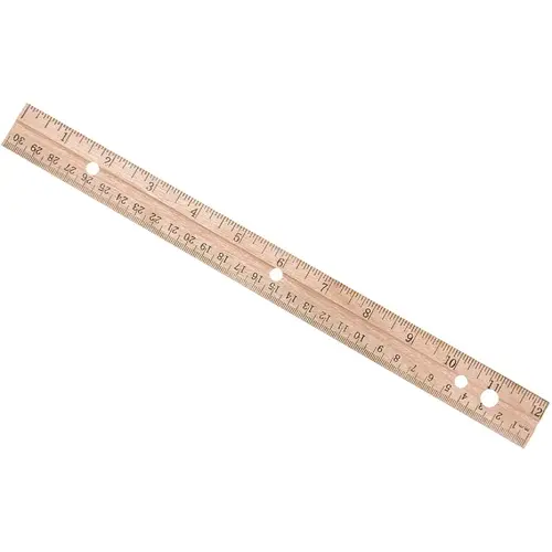 12 In. Wood Ruler