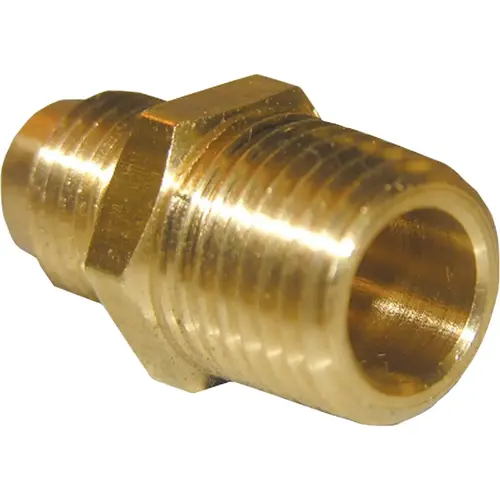 1/4 In. M x 1/4 In. MPT Brass Flare Adapter