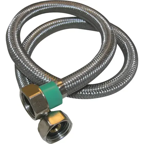 1/2 In. IPS x 1/2 In. IPS x 30 In. L Braided Stainless Steel Flex Line Faucet Connector 1/2 In. IPS x 1/2 In. IPS x 30 In. L Braided Stainless Steel Flex Line Faucet Connector