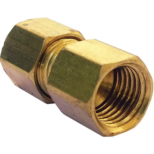 1/4 In. F x 1/4 In. C Brass Flare Adapter