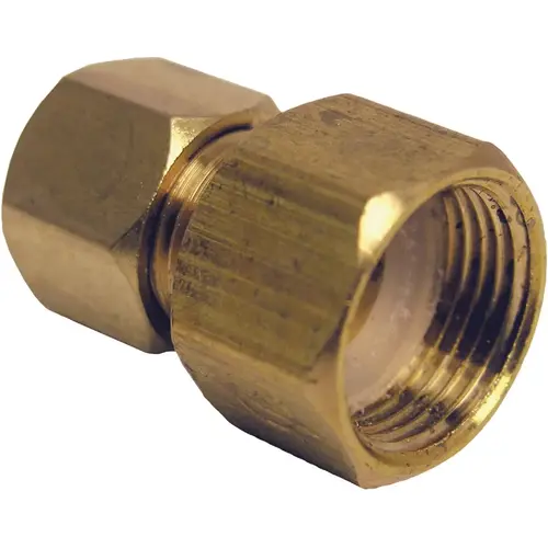 3/8 In. FC x 1/4 In. MC Brass Compression Adapter 3/8 In. FC x 1/4 In. MC Brass Compression Adapter