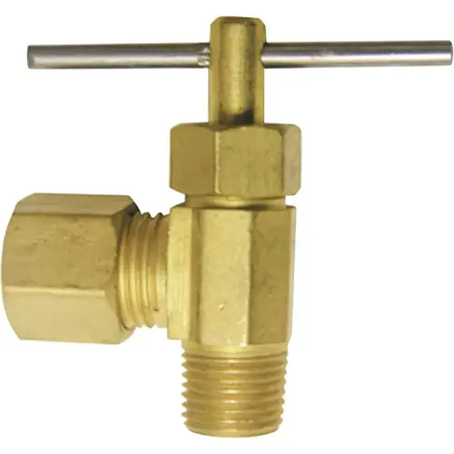 1/4 In. C x 1/4 In. MIP Brass Angle Needle Valve