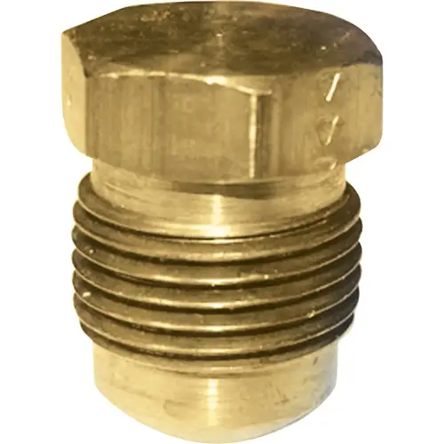 3/8 In. Brass Flare Plug 3/8 In. Brass Flare Plug