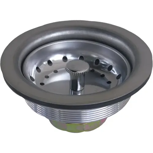 3-1/2 In. Chrome Duo Basket Strainer Assembly 3-1/2 In. Chrome Duo Basket Strainer Assembly