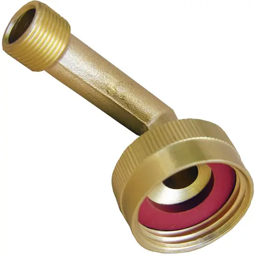 3/4 In. FHT Swivel x 3/8 C 90 Deg. Compression Brass Elbow (1/4 Bend)