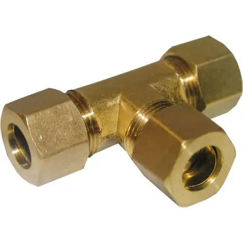 5/8 In. x 5/8 In. x 5/8 In. Compression Brass Tee 5/8 In. x 5/8 In. x 5/8 In. Compression Brass Tee