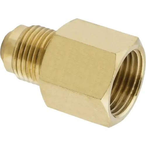 1/2 In. F x 3/8 In. M Brass Flare Adapter