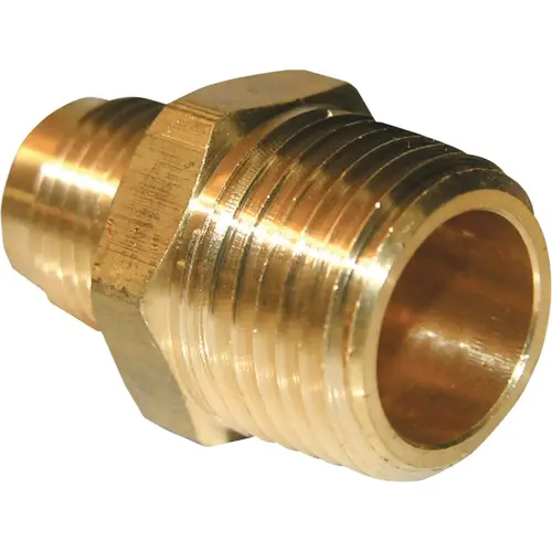 3/8 In. M x 1/2 In. MPT Brass Flare Adapter 3/8 In. M x 1/2 In. MPT Brass Flare Adapter