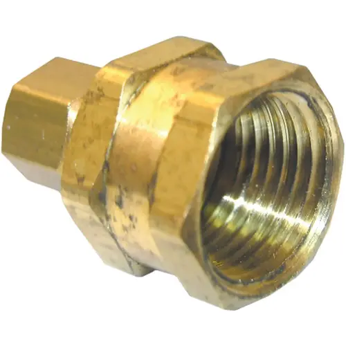 5/16 In. C x 3/8 In. FPT Brass Compression Adapter 5/16 In. C x 3/8 In. FPT Brass Compression Adapter