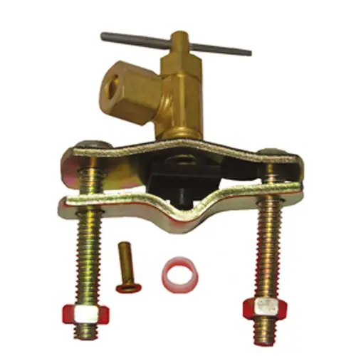 Compression Outlet Brass Saddle Needle Valve Compression Outlet Brass Saddle Needle Valve