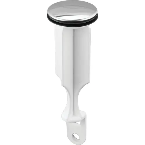4.09 In. x 1.23 In. Chrome Pop-Up Drain Stopper
