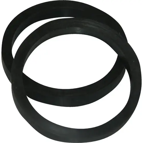 1-1/4 In. Black Rubber Slip Joint Washer - pack of 2