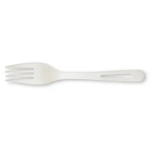World Centric Tpla Compostable Corn Starch Fork, 50 Each World Centric Tpla Compostable Corn Starch Fork, 50 Each