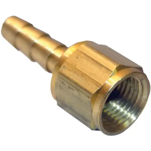 1/8 In. FPT X 1/4 In. Brass Hose Barb Adapter 1/8 In. FPT X 1/4 In. Brass Hose Barb Adapter