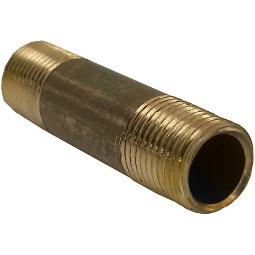 1/8 In. MPT x 1-1/2 In. Short Brass Nipple 1/8 In. MPT x 1-1/2 In. Short Brass Nipple