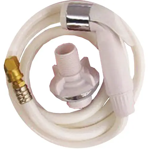 48 In. White Spray Head with Hose Sprayer 48 In. White Spray Head with Hose Sprayer
