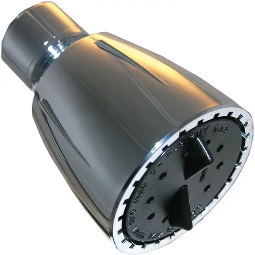 1-Spray 1.8 GPM Water Saver Fixed Shower Head, Chrome 1-Spray 1.8 GPM Water Saver Fixed Shower Head, Chrome