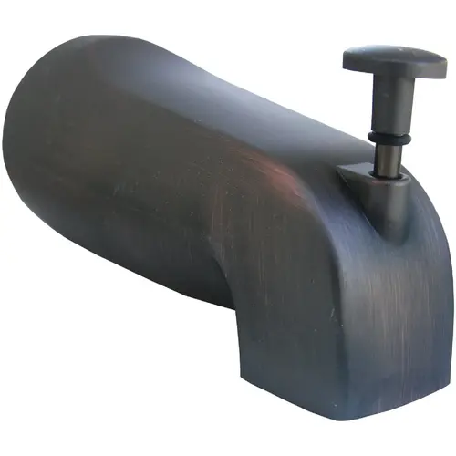 4-Way Oil Rubbed Bronze Bathtub Spout with Diverter 4-Way Oil Rubbed Bronze Bathtub Spout with Diverter