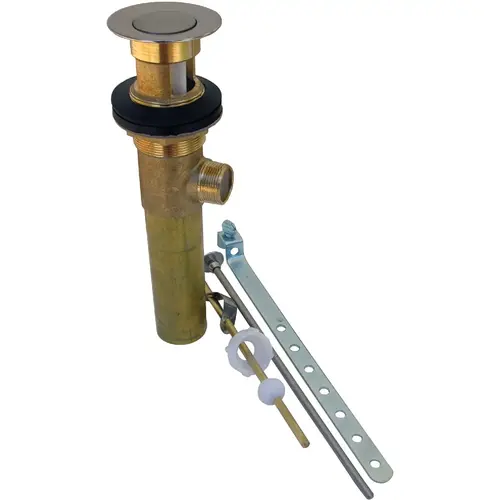 1-1/4 In. Satin Nickel Brass Pop-Up Assembly 1-1/4 In. Satin Nickel Brass Pop-Up Assembly