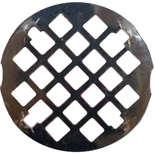 3-1/4 In. Chrome Snap-In Shower Drain Strainer