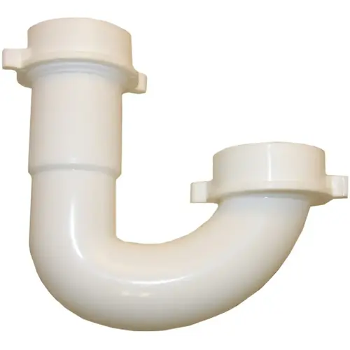 1-1/2 In. White Plastic J-Bend 1-1/2 In. White Plastic J-Bend
