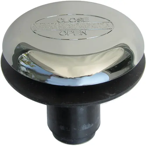 3/8 In. x 2 In. Rapid Fit Tip Toe Bathtub Drain Stopper with Chrome Plated Finish