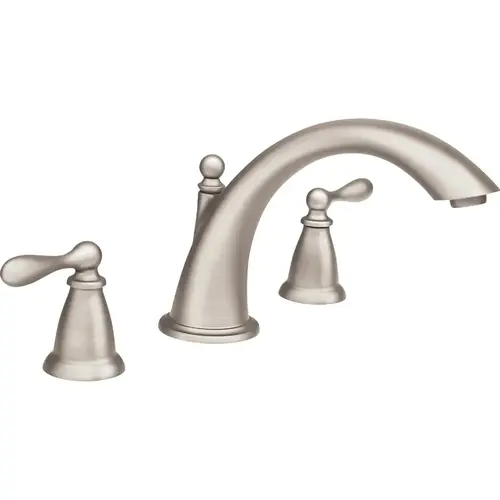 Caldwell 2-Handle Lever Widespread Roman Bathtub Faucet, Spot Resist Brushed Nickel Caldwell 2-Handle Lever Widespread Roman Bathtub Faucet, Spot Resist Brushed Nickel