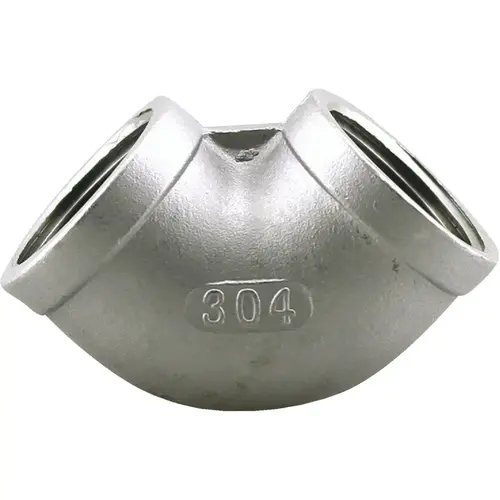 PLUMB-EEZE 1/4 In. FIP 90 Deg. Stainless Steel Elbow (1/4 Bend) PLUMB-EEZE 1/4 In. FIP 90 Deg. Stainless Steel Elbow (1/4 Bend)