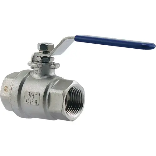 PLUMB-EEZE 1/2 In. FPT Stainless Steel Full Port Ball Valve PLUMB-EEZE 1/2 In. FPT Stainless Steel Full Port Ball Valve