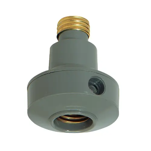 Screw-In Gray Indoor/Outdoor Automatic Photocell Lamp Control Screw-In Gray Indoor/Outdoor Automatic Photocell Lamp Control