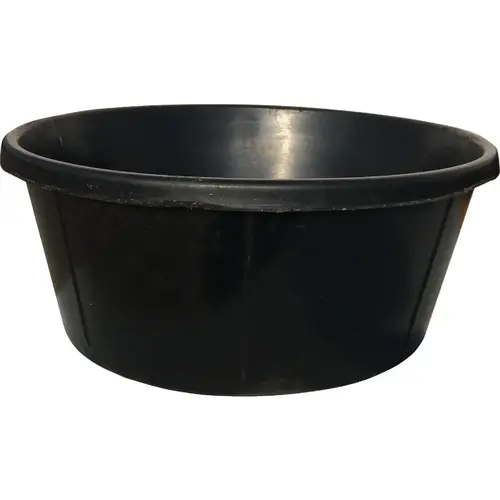 6 Gal. Rubber Feed Pan Black 6 Gal. Rubber Feed Pan Black