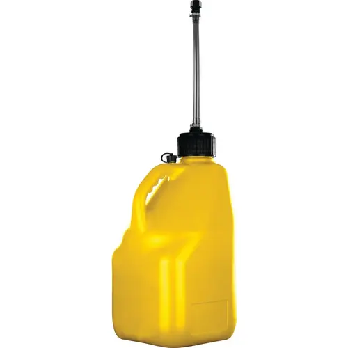 5 Gal. Square Plastic Multi-Purpose Utility Jug, Yellow 5 Gal. Square Plastic Multi-Purpose Utility Jug, Yellow
