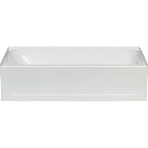 Topaz 60 In. L x 30 In. W x 16-1/2 In. D Right Drain Bathtub in White Topaz 60 In. L x 30 In. W x 16-1/2 In. D Right Drain Bathtub in White
