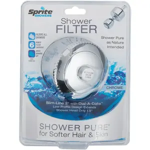 Sprite SL2-CM Slim-Line 2 Series Universal Showerhead Water Filter