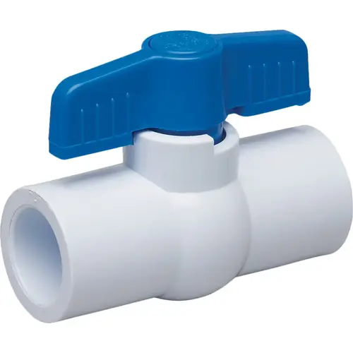 1 In. Solvent x 1 In. Solvent PVC Schedule 40 Quarter Ball Valve 1 In. Solvent x 1 In. Solvent PVC Schedule 40 Quarter Ball Valve