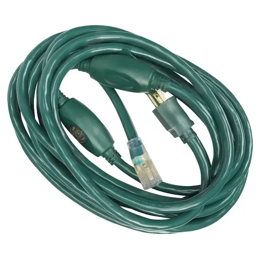 20 Ft. 14/3 Multi Outlet Extension Cord Green 20 Ft. 14/3 Multi Outlet Extension Cord Green