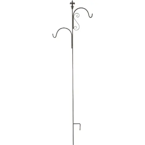 Lafayette 91 In. Black Steel Shepherd Hook