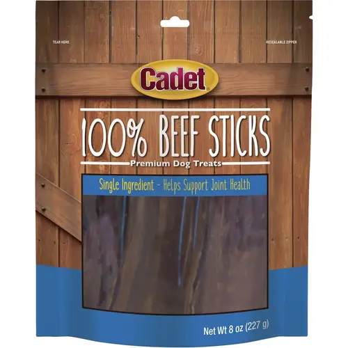 100% Real Beef Strips for Medium Size Dogs, 8 Oz. 100% Real Beef Strips for Medium Size Dogs, 8 Oz.