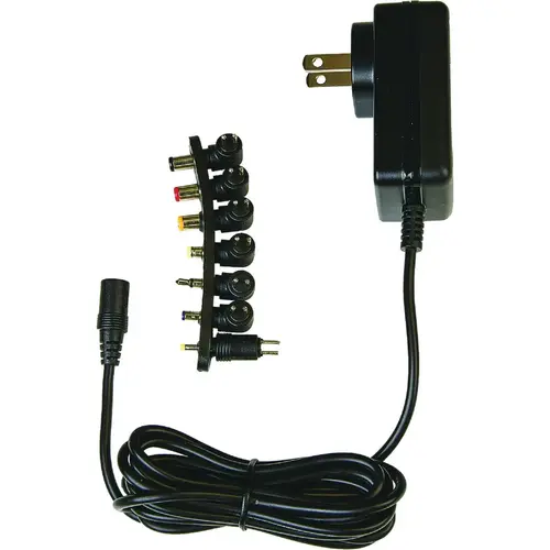 Universal Black AC to DC Power Adapter Universal Black AC to DC Power Adapter