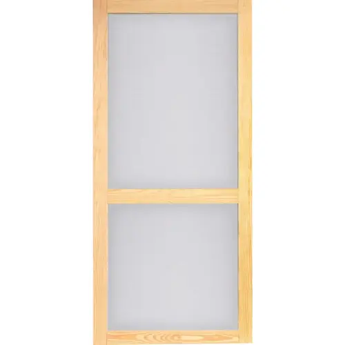 Woodcraft 32 In. W x 80 In. H x 1 In. Thick Natural Wood Screen Door