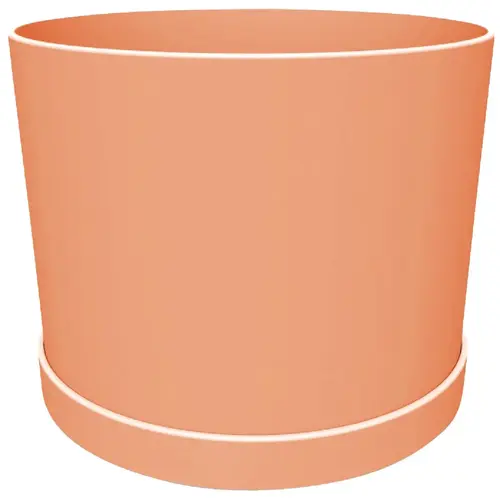Mathers Collection 6 In. Muted Terra Cotta Plastic Planter